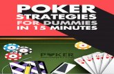 Poker Strategies for Dummies 15 Minutes