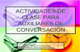 2011 Actividades Clase Auxiliares Secundaria Eoi Ingles(1)