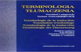 Terminologia T‚umaczenia - T. Tomaszkiewicz