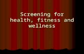 Screening for Health Fitness and Wellness (1)