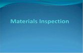 Materials Inspection