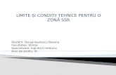 7. Limitele Și Condițiile Tehnice Pentru o Zona SSR.
