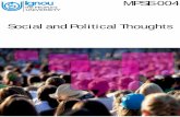 IGNOU Social and Political Thoughts (MPSE-004)