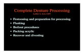 Denture Processing