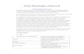 Guía Patología Clínica II