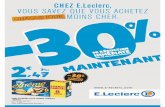 Catalogue LECLERC hypermarchés FRANCE du 10/06 au 20/06/2015 - Magasin Paris : 30% de Réduction Immédiate