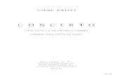 Jolivet - Flute Concerto -  Flauta + piano