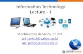 Lecture 1 Introduction to IT