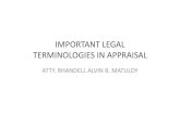 Legal Terminologies