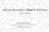 What Numbers Dont Tell You (Correctly)
