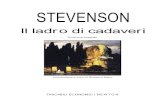 Stevenson Robert Louis - Il Ladro Di Cadaveri