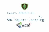 Learn MONGO DB at AMC Square Learning