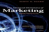 Advanced Dictionary of Marketing Putting Theory to Use