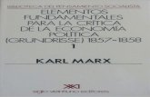 Marx - Grundrisse vol. 1 Elementos fundamentales para la critica de la economia politica