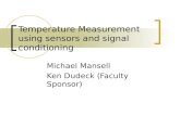Temperature Measurement Using Sensors and Signal Conditioning