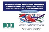Assessing Mental Health Concerns in Adults With Id