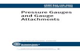 ASME B 40.100 (Ed. 2005) - Pressure Gauges & Gauge Attachments