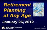 Retirement Any Age