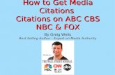 Media Authority Citations - How to Get Cited In Media Really Fast!