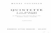 Henri Pousseur - Quintette Webern