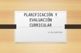 Planificación y Evaluación Curricular