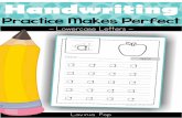 Handwriting Free Practice Makes Perfect Lowercase Letters