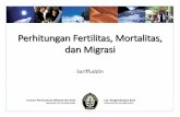 Perhitungan Fertilitas, Mortalitas, Dan Migrasi