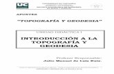 Universidad de Cantabria - Apuntes de Topografia y Geodesia 1