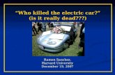 Who Killed the Electric Car 2007