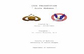 Case Presentation Acute Abdomen Pediatric