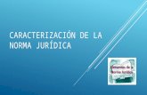 CARACTERIZACIÓN DE LA NORMA JURÍDICA.pptx
