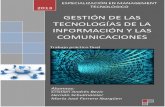 Gestión de las Tecnologías de la Información y las Comunicaciones.
