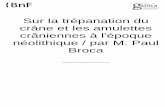 Broca - Sur La Trépanation Du Crane