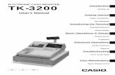 Casio TK-3200 manual