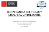 Biomecanica del Torax y Mecánica ventilatoria