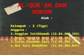 Al Qur'an Dan Hukum