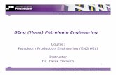 Petroleum Production Engineering - Lecture 2 - Production From Undersaturated Oil Reservoirs - Final