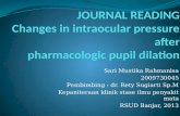 Changes in Intraocular Pressure After Pharmacologic Pupil Dilation