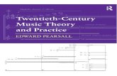 Twentieth-century Music Theory and Practice SAMPLE