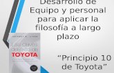 Principio 10 de Toyota