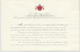 Carta Papa Paulo VI Al Pte. L.B. Johnson. 1965