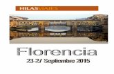 Programa de Viaje Florencia 2015