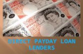 Direct Payday Loan Lenders