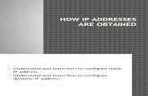 How IP Addresses Are Obtained