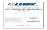 Flow Technology Tm Mc608 Magnetic Flow Transmitter