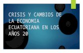 Crisis y Cambios de La Economia Ecuatoriana Final