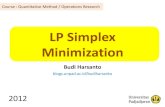 4 LP Simplex Minimization