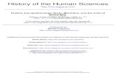 History of the Human Sciences