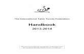 ITTF 2013-2014 Handbook