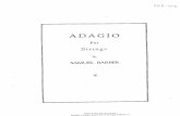 Adagio for Strings by Sam Barber